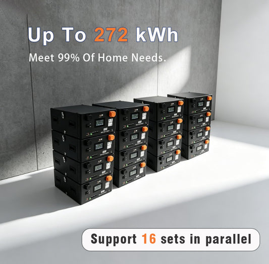 EEL 48V 324Ah 17kWh Server Rack Battery | JK 200A BMS | Bluetooth Support | 5-Year Warranty | IEC62619 | CE | MSDS | China Shipping