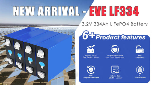 New Arrival: EVE LF334 334Ah Prismatic LFP Cell – Industry First and Performance Comparison with EVE MB31