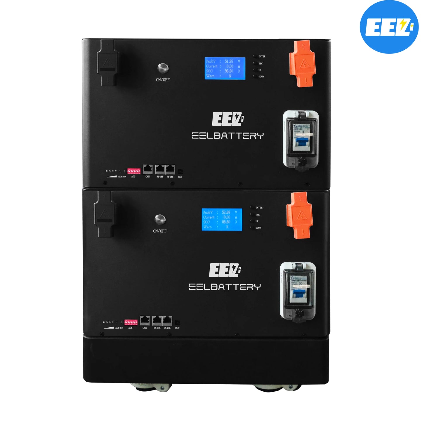 EEL 48V 16S V4 DIY batería 280Ah caja kits con Bluetooth BMS 15Kwh almacenamiento de energía tipo apilable envío a la UE