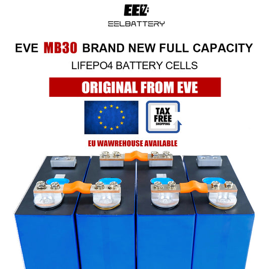 EU Stock 4PCS MB30 3.2V 330AH EVE 10000 Cycles HSEV Grade A LiFePO4 Battery Cells