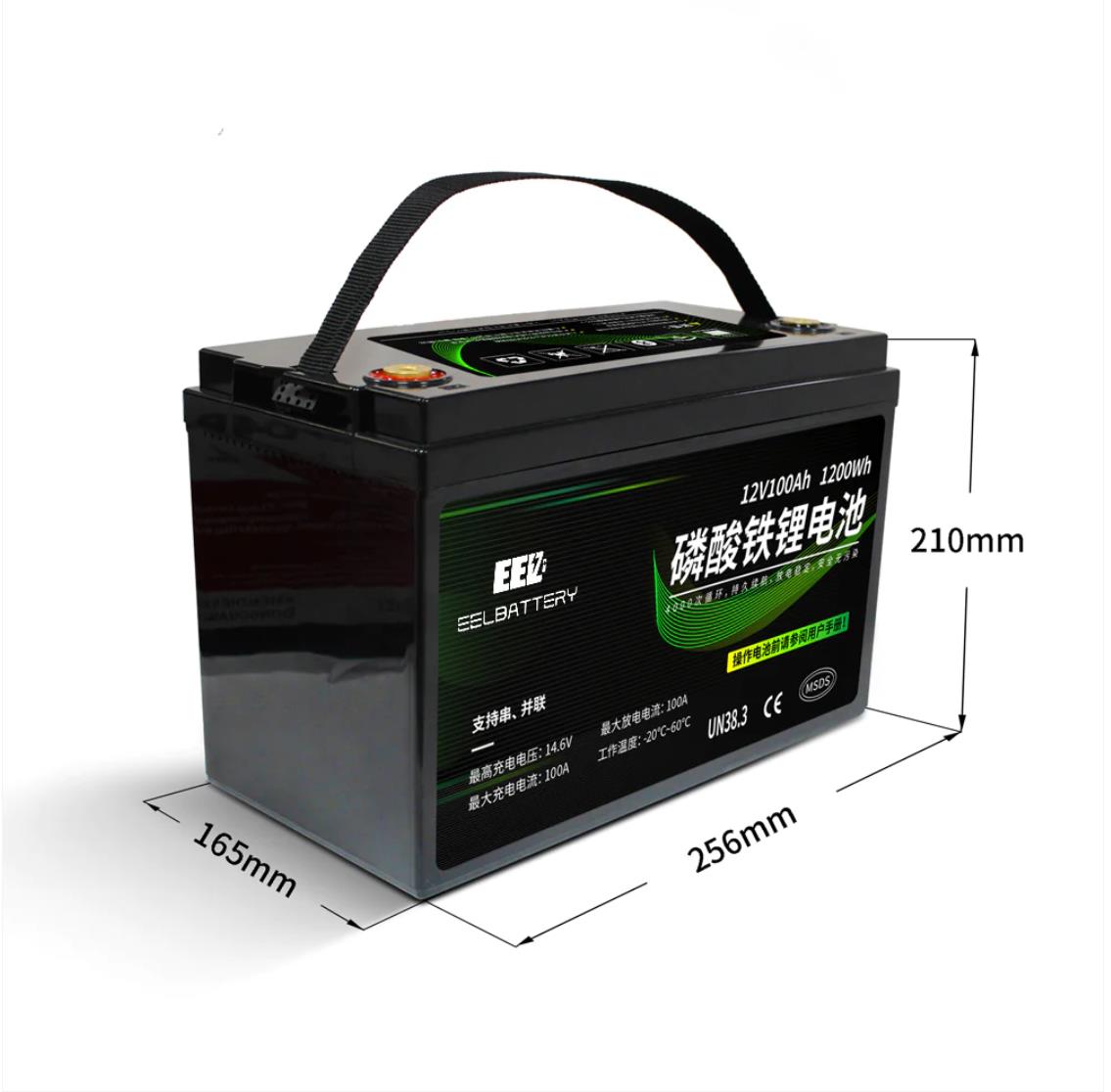 EEL LiFePO4 Bluetooth BMS Lifepo4 Battery Pack 12V 4S 50Ah 100Ah 150Ah 200Ah 300Ah Camping Rechargeable Spare Cell LiFePO4 Lithium Ion Battery