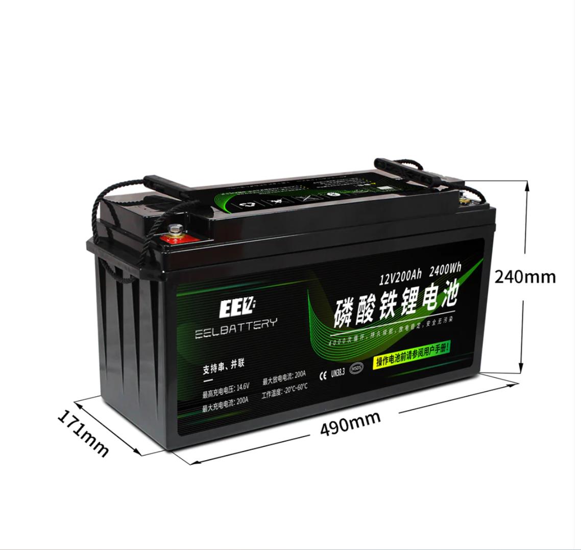 EEL LiFePO4 Bluetooth BMS Lifepo4 Battery Pack 12V 4S 50Ah 100Ah 150Ah 200Ah 300Ah Camping Rechargeable Spare Cell LiFePO4 Lithium Ion Battery