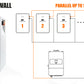 EEL 10kWh 15kWh Power Wall 48V Akkupacks für Solar LiFePO4 230Ah 280Ah Power Bank 16S 200A BMS BT 10E Camping Mobile Power Server Rack