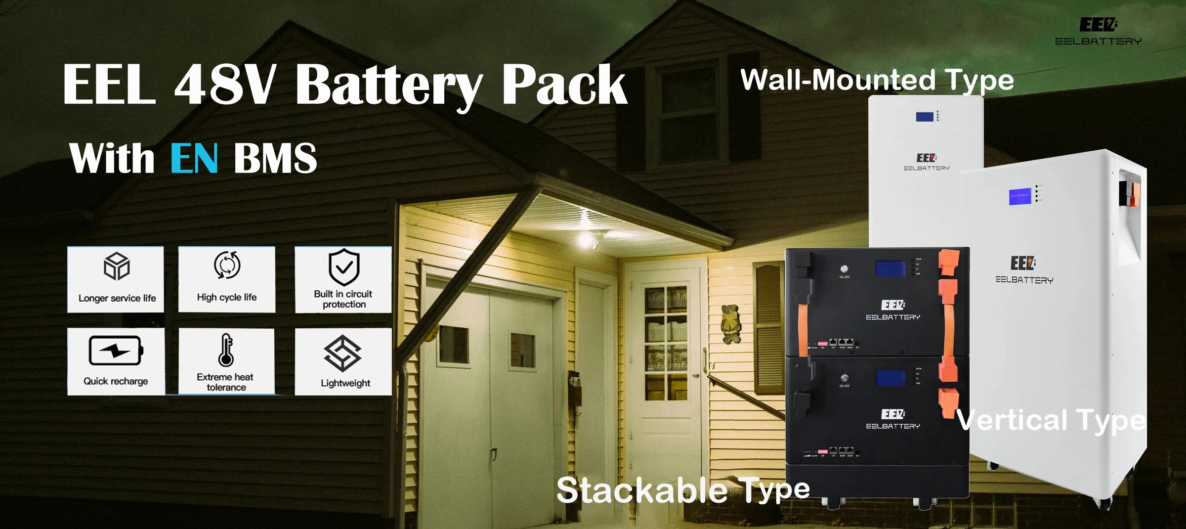 EEL 48V assembled battery pack for home energy system