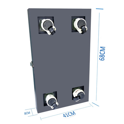 EEL 48V 16S Server Rack Special Wheel Chassis ,EU Stock