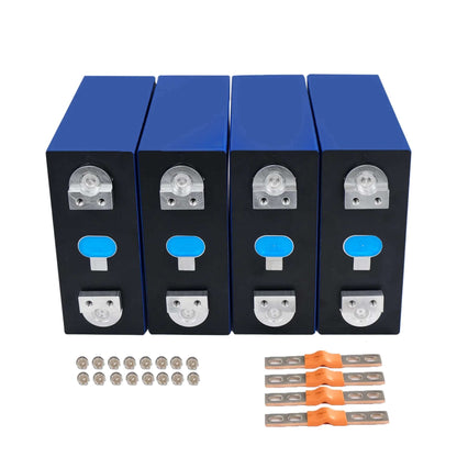 4PCS 3.2V 304Ah EVE304 with Double-thread Studs Level A LiFePO4 Battery Cells Full Capacity China Shipping