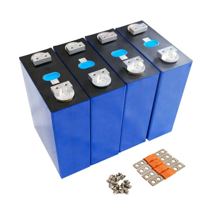 4PCS 3.2V 304Ah EVE304 with Double-thread Studs Level A LiFePO4 Battery Cells Full Capacity China Shipping