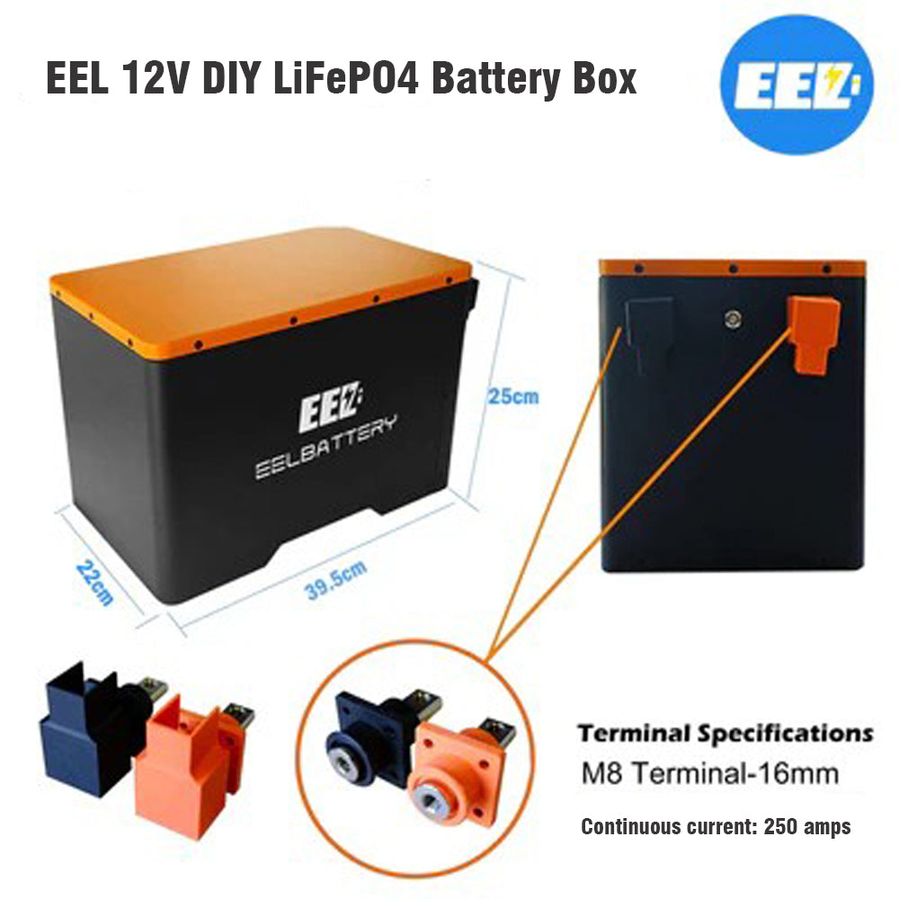 The dimensions of the EEL 12V JK battery box is:22*39.5*25 cm(W*L*H).