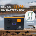 EEL 12V MB56 628Ah DIY Battery Box with Inverter Communication& Bluetooth, Featuring JK 300A BMS & Optional Heater