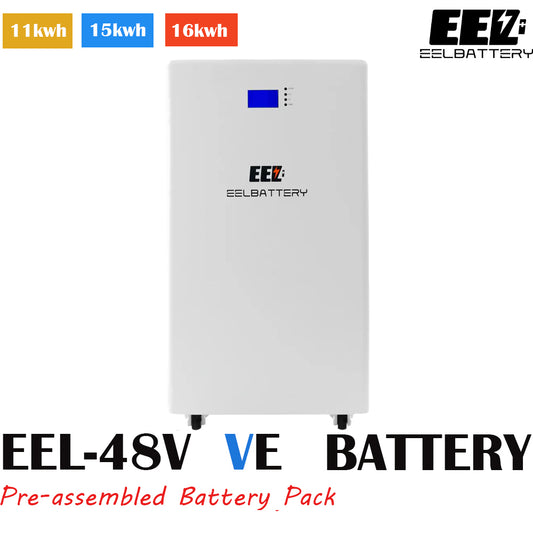 48V 16Kwh EEL Vertical LiFePO4 Battery Pack for Home Power Solar Energy Storage System
