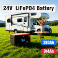 EEL 24V deep cycle lifepo4 battery for RV,EV,golf cart,mobile power supply.
