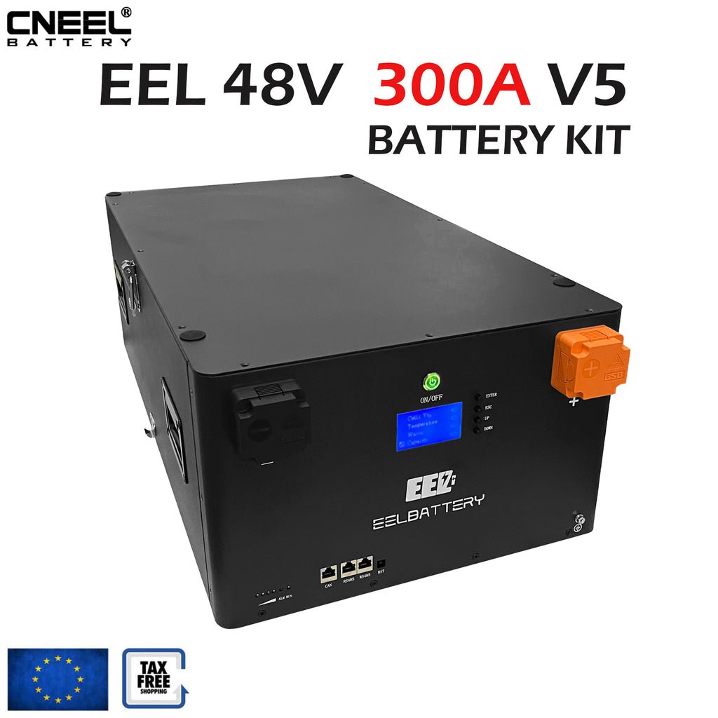 EEL 48V 300A Stackable DIY Battery kit with SEP 3.0 Buletooth BMS,For Solar System,EU Stock