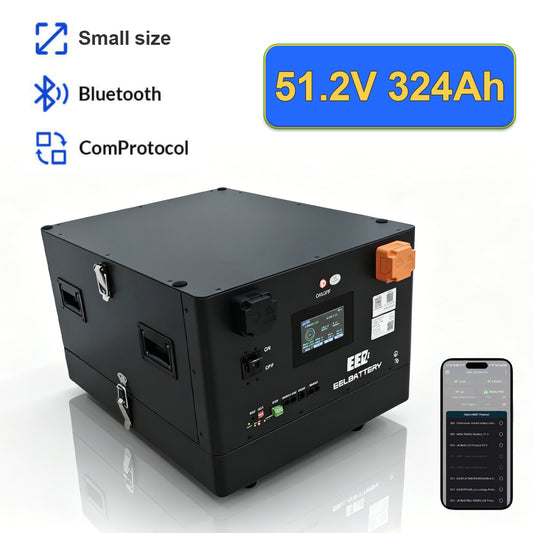 EEL 48V 324Ah 17kWh Server Rack Battery | JK 200A BMS | Bluetooth Support | 5-Year Warranty | IEC62619 | CE | MSDS | China Shipping