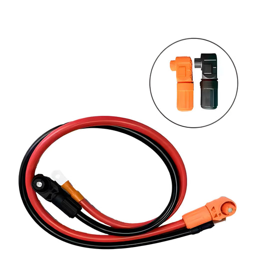 48V EEL Battery Box To Inverter Connection Silicone 50mm² 2m Socket Cable for CCS DIY Case