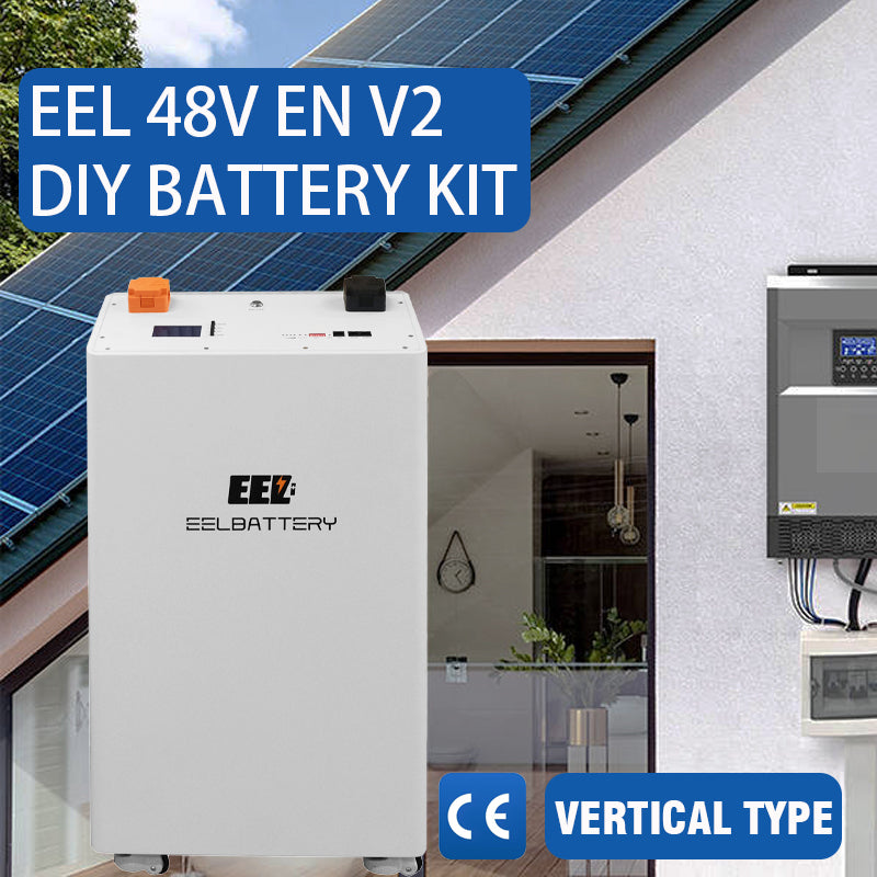 EEL 48V V2 vertical battery box, with complete accessories, is suitable for novices to use for home solar battery DIY.