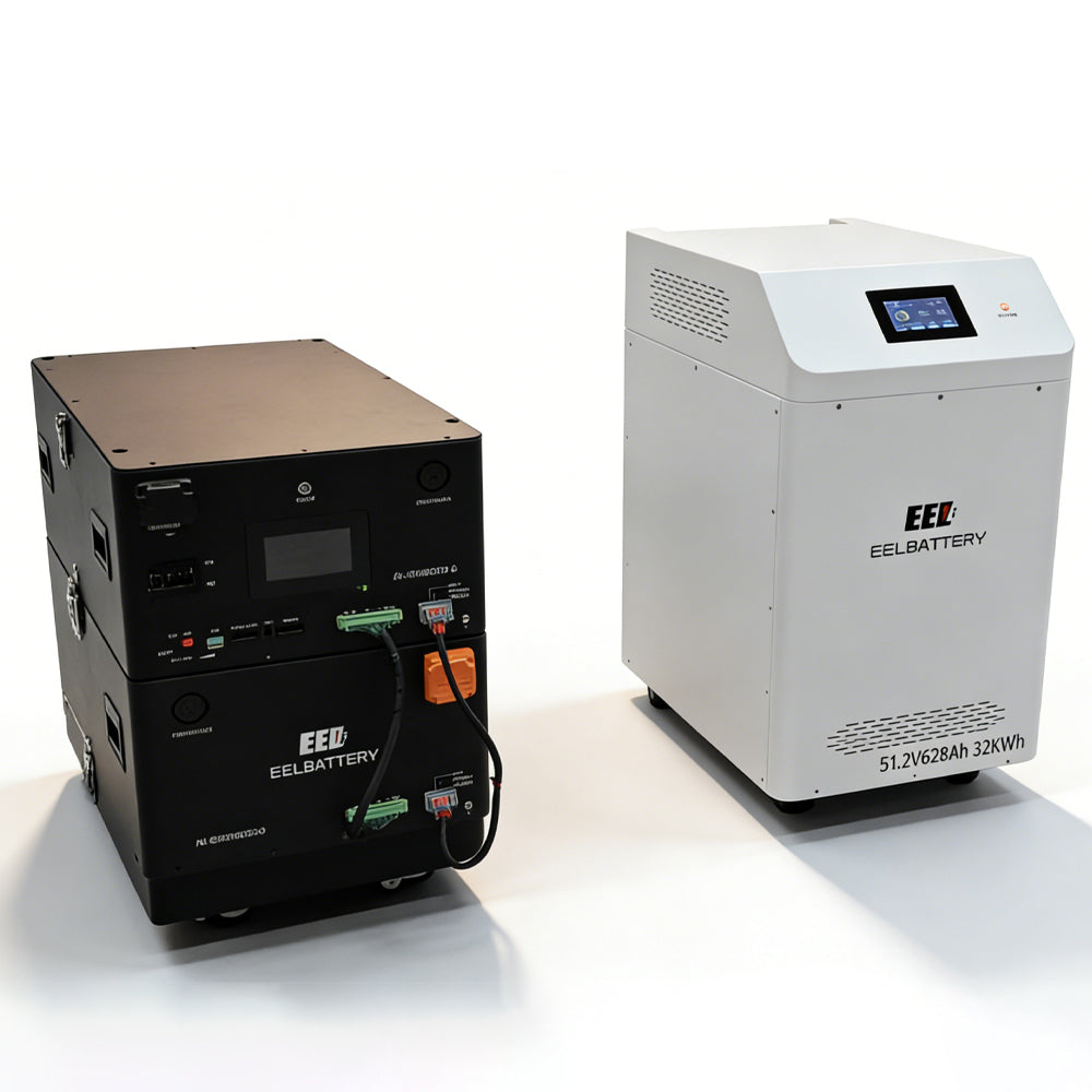 The EEL 48V MB56 32kWh DIY battery box is suitable for people who want to build their own home energy storage battery. It is easy to assemble and equipped with a JK 300A BMS for reliable performance.