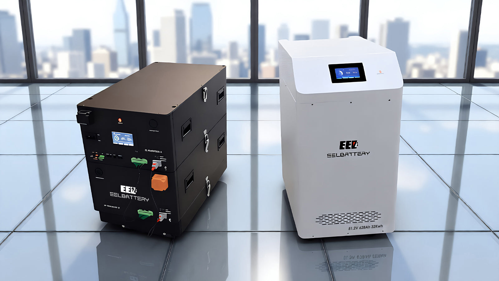 The EEL 48V MB56 32kWh DIY battery box is suitable for people who want to build their own home energy storage battery. It is easy to assemble and equipped with a JK 300A BMS for reliable performance.