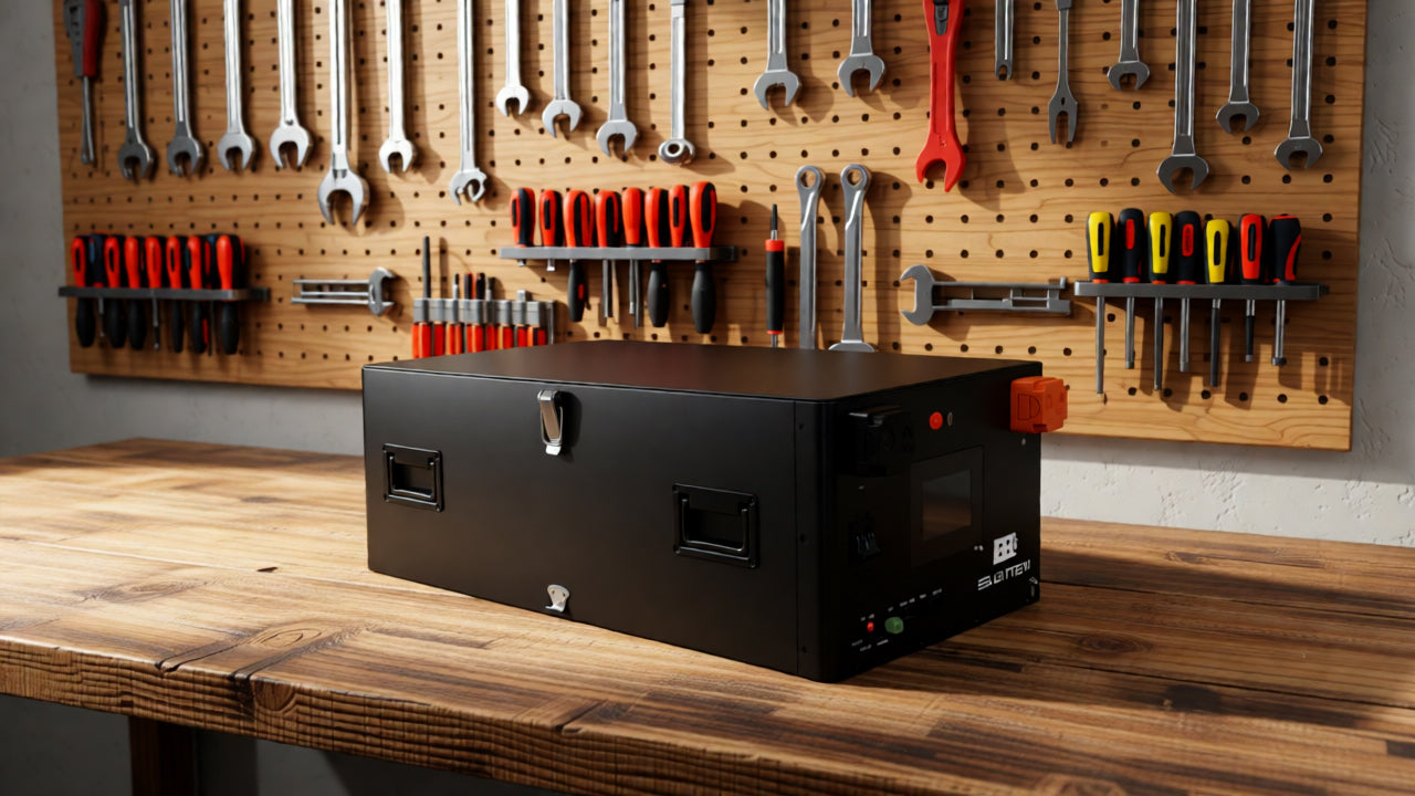 EEL JK V6 48V DIY horizontal battery box kit For home energy storage system.