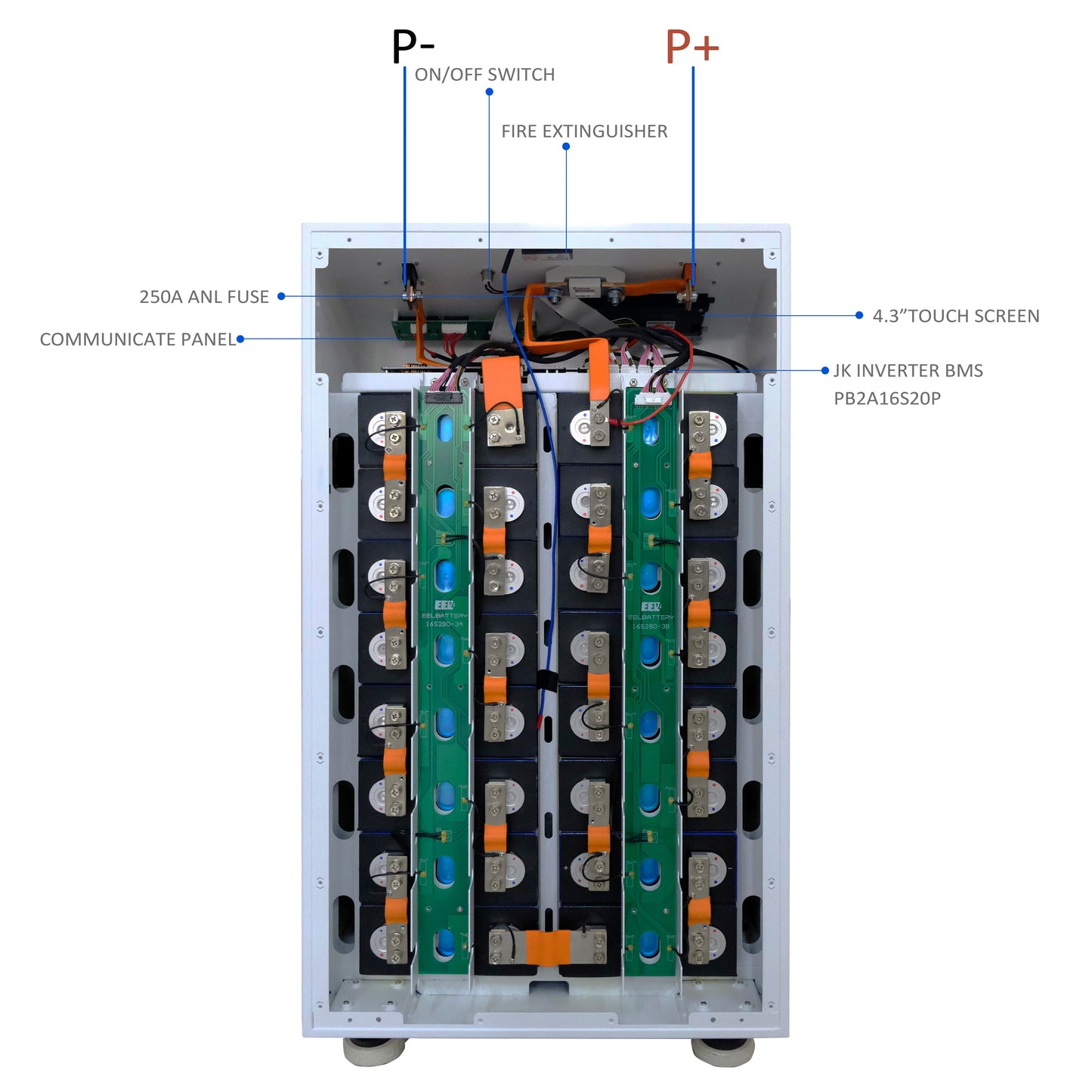 EEL JK vertical battery box back details