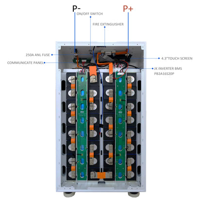 EEL JK vertical battery box back details