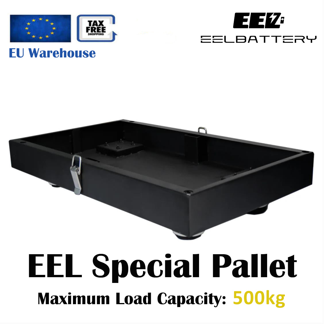 Paleta de unidad de rack de servidor EEL 48V 16S con 4 ruedas Inventario de la UE