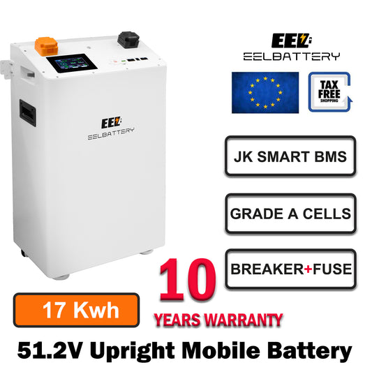 EU Stock Pre-sale - 48V 17Kwh EEL Self-heating Upright LiFePO₄ Battery Pack for Residential Solar Energy Storage Systems