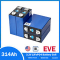 We stock genuine Class A EVE MB31 314Ah prismatic lithium iron phosphate batteries in the United States, suitable for home energy storage systems and outdoor power supply systems.