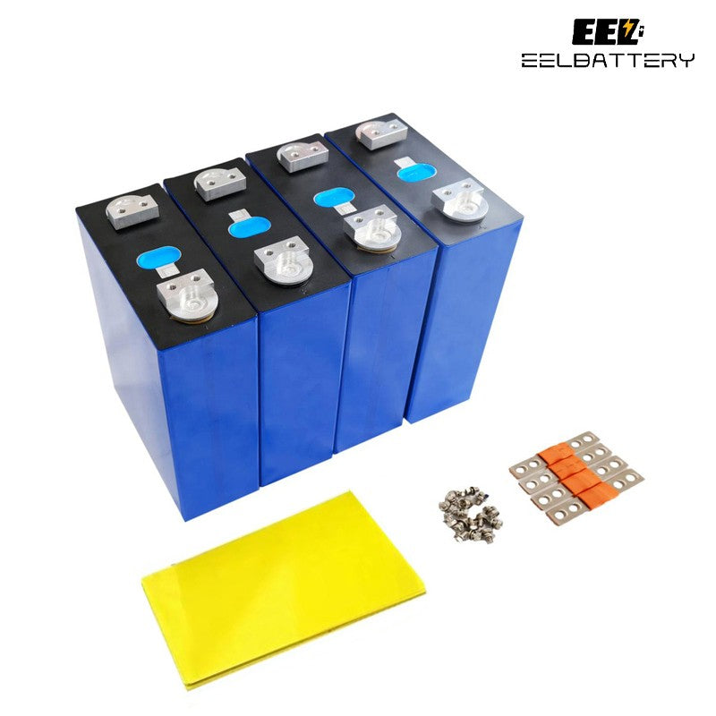 4 pcs grade a- lifepo4 battery cells with epoxy sheets,busbars and screws