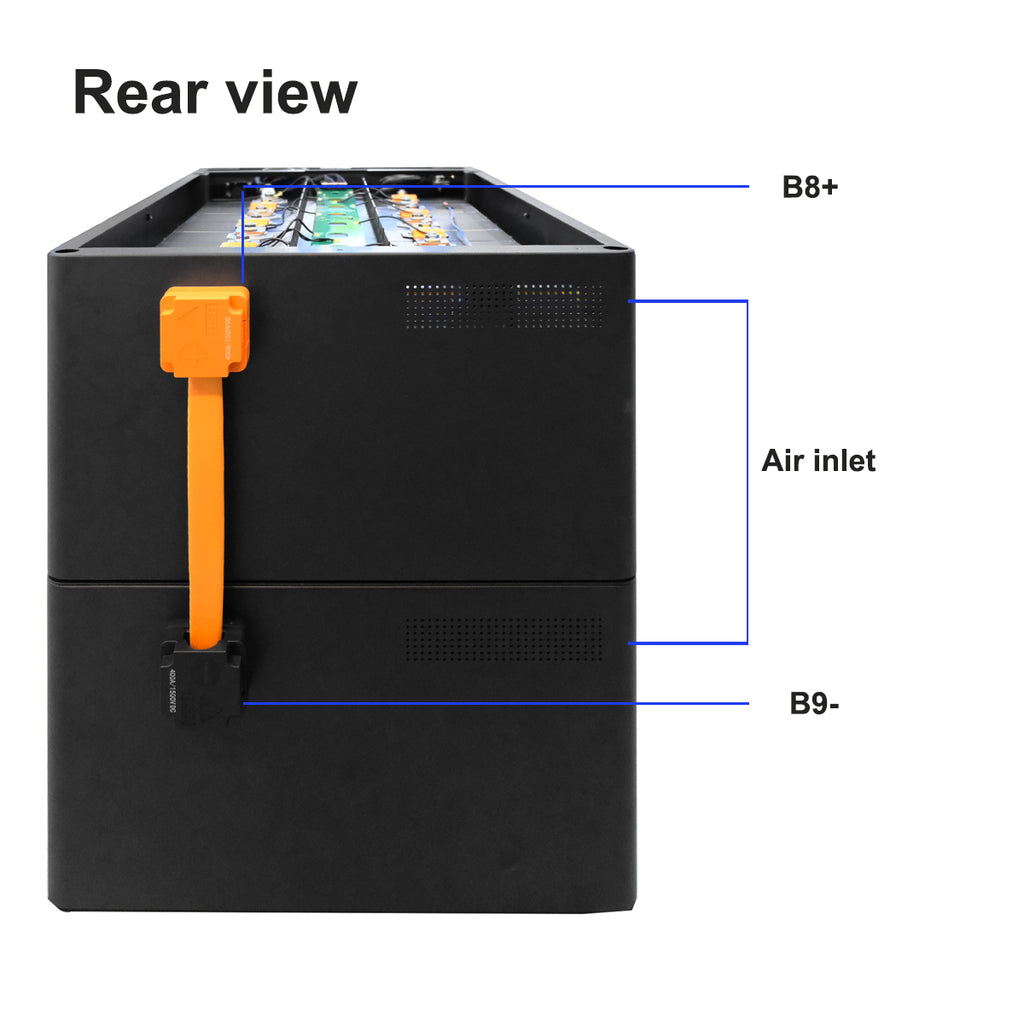 EEL 51.2V 32Kwh MB56 JK 300A BMS Diy LiFePO4 Battery Box Kit  For Home Energy Storage System Build