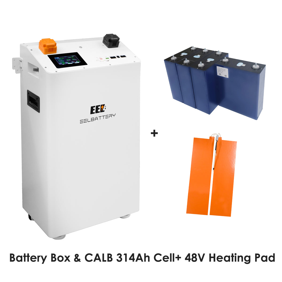 US Stock White V19 BMS V3 Vertical Box 16s 3.2V Lifepo4 Home Energy Storage Vertical EEL Battery Box