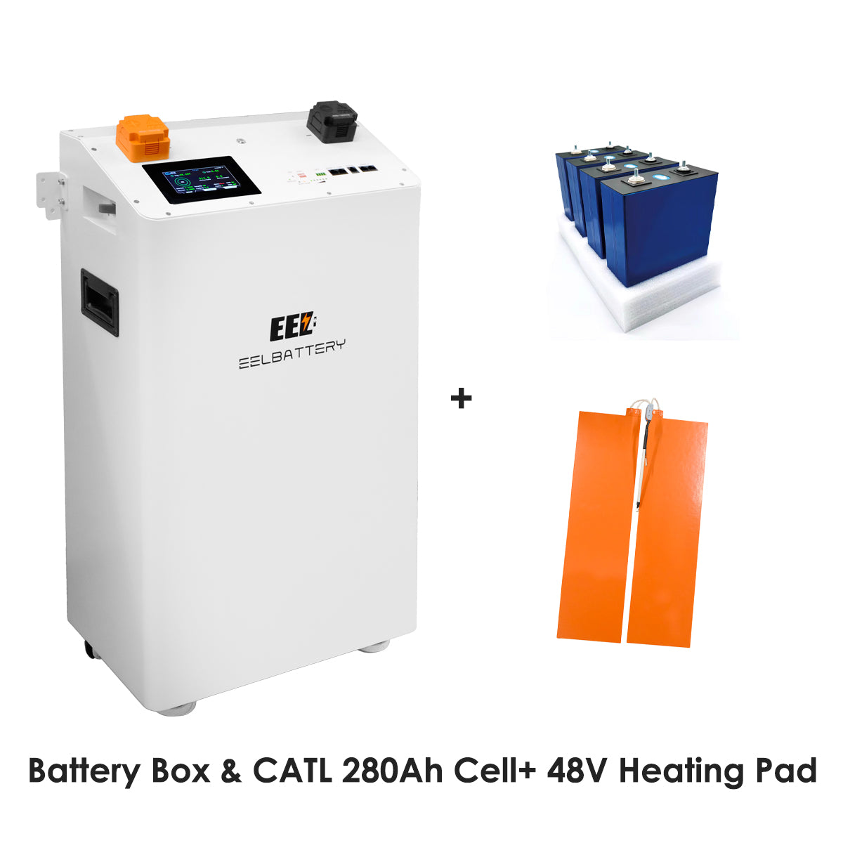 US Stock White V19 BMS V3 Vertical Box 16s 3.2V Lifepo4 Home Energy Storage Vertical EEL Battery Box