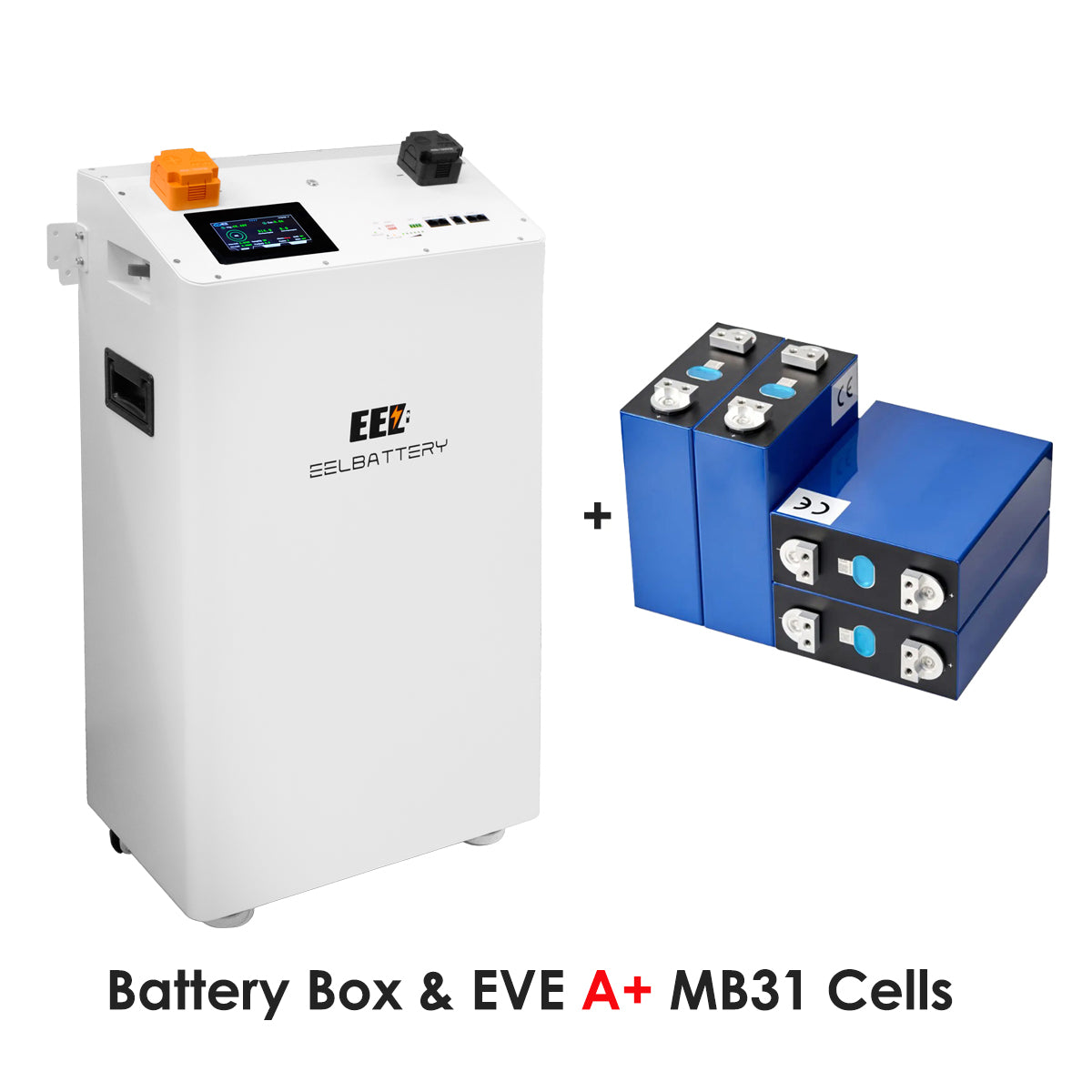 US Stock White V19 BMS V3 Vertical Box 16s 3.2V Lifepo4 Home Energy Storage Vertical EEL Battery Box