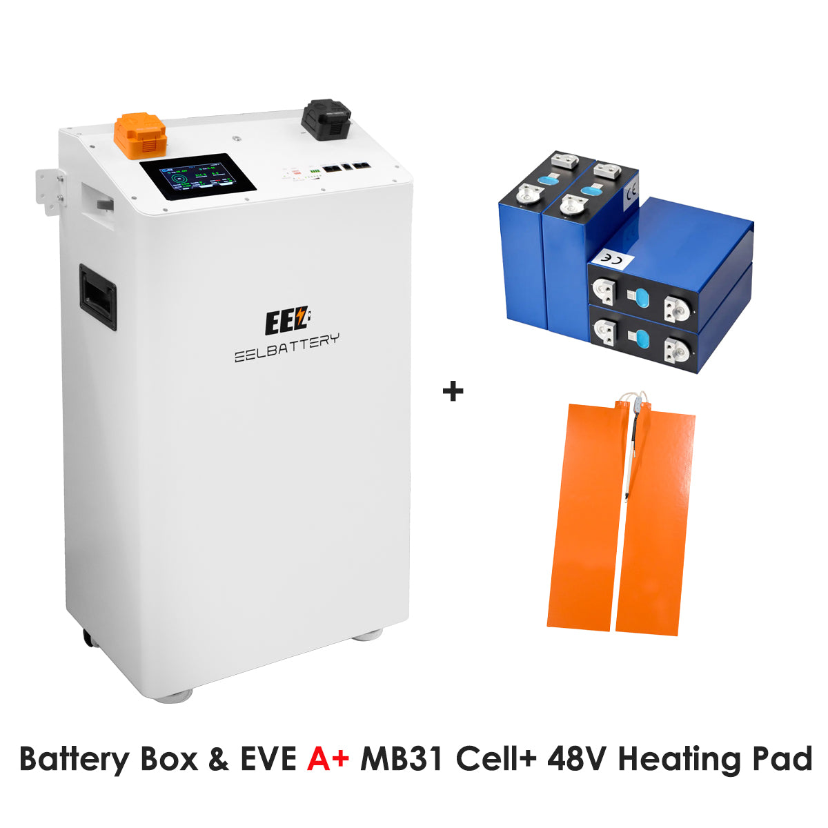 US Stock White V19 BMS V3 Vertical Box 16s 3.2V Lifepo4 Home Energy Storage Vertical EEL Battery Box