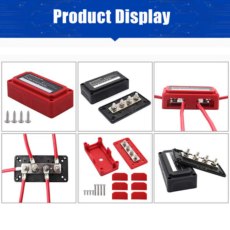 Display of the busbar box.