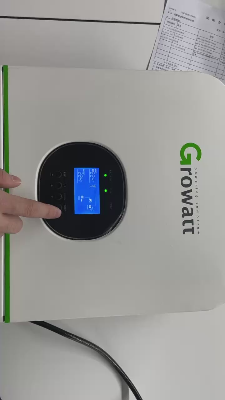 JK BMS connected to Growatt inverter operation settings (RS485)