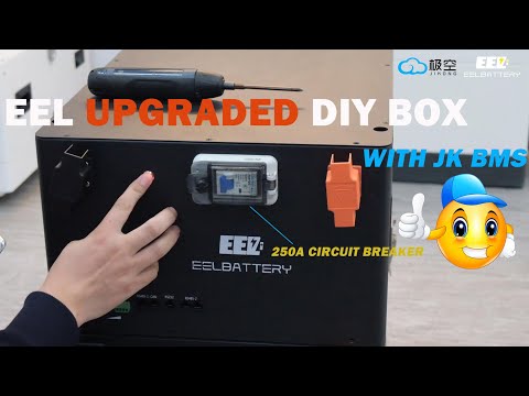 Installation instruction video of EEL DIY stackable battery box with JK BMS(no screen type)